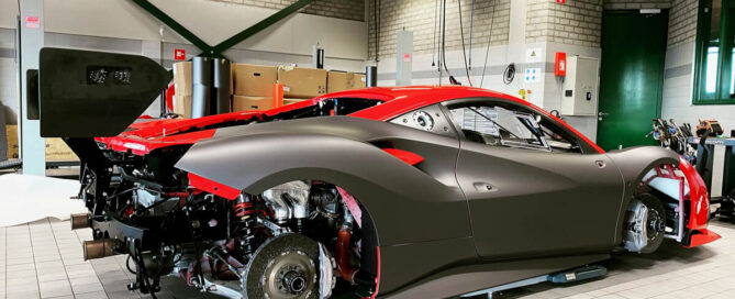 Carwrapping van Ferrari