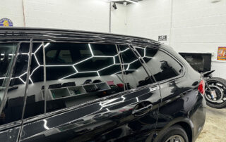 Getinte achterramen van BMW